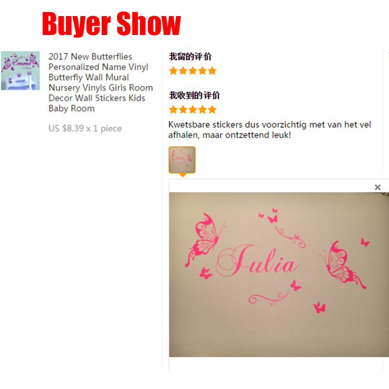 Nieuwe Vlinders Gepersonalisee - Baby Nursery Decor Girl recensie en prijs