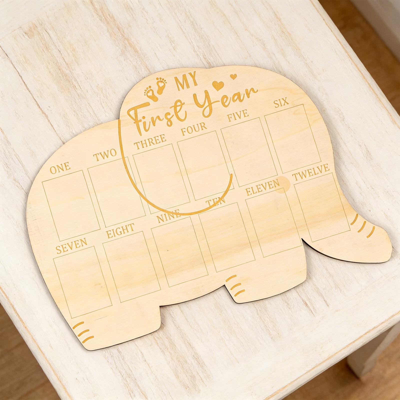 Baby fotobord houten frame twa - Baby Nursery Frames recensie en prijs