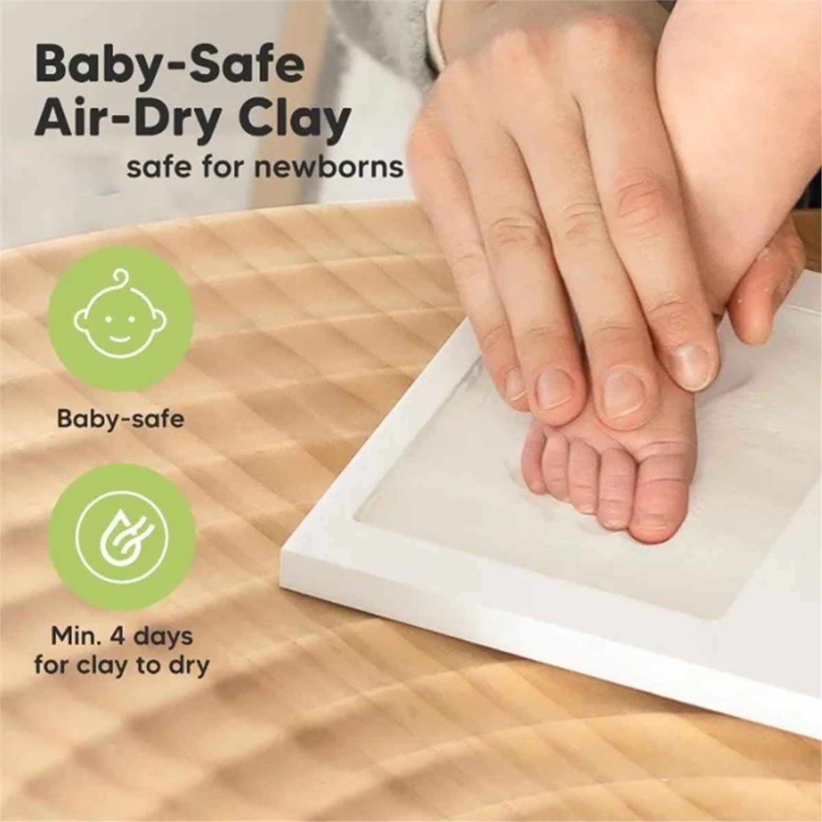 Y69A Baby Handafdruk & Voetafd - Baby Nursery Frames recensie en prijs
