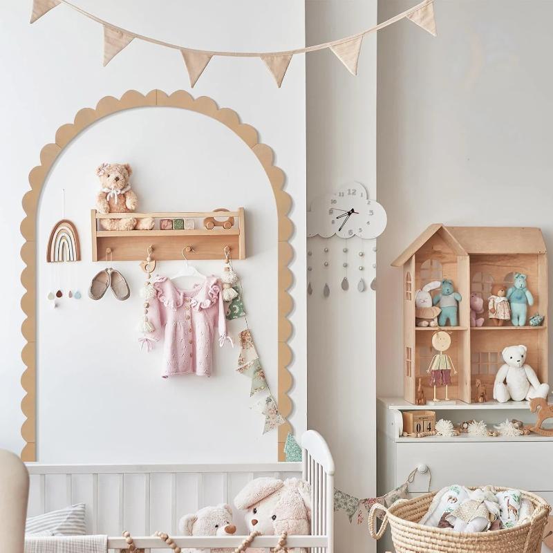 Houten Wandboogdecoratie DIY O - Baby Nursery Frames recensie en prijs